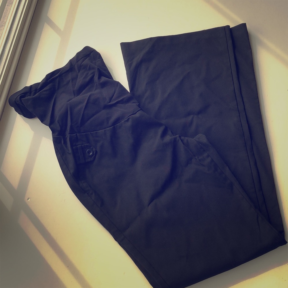 Motherhood maternity black dress pants